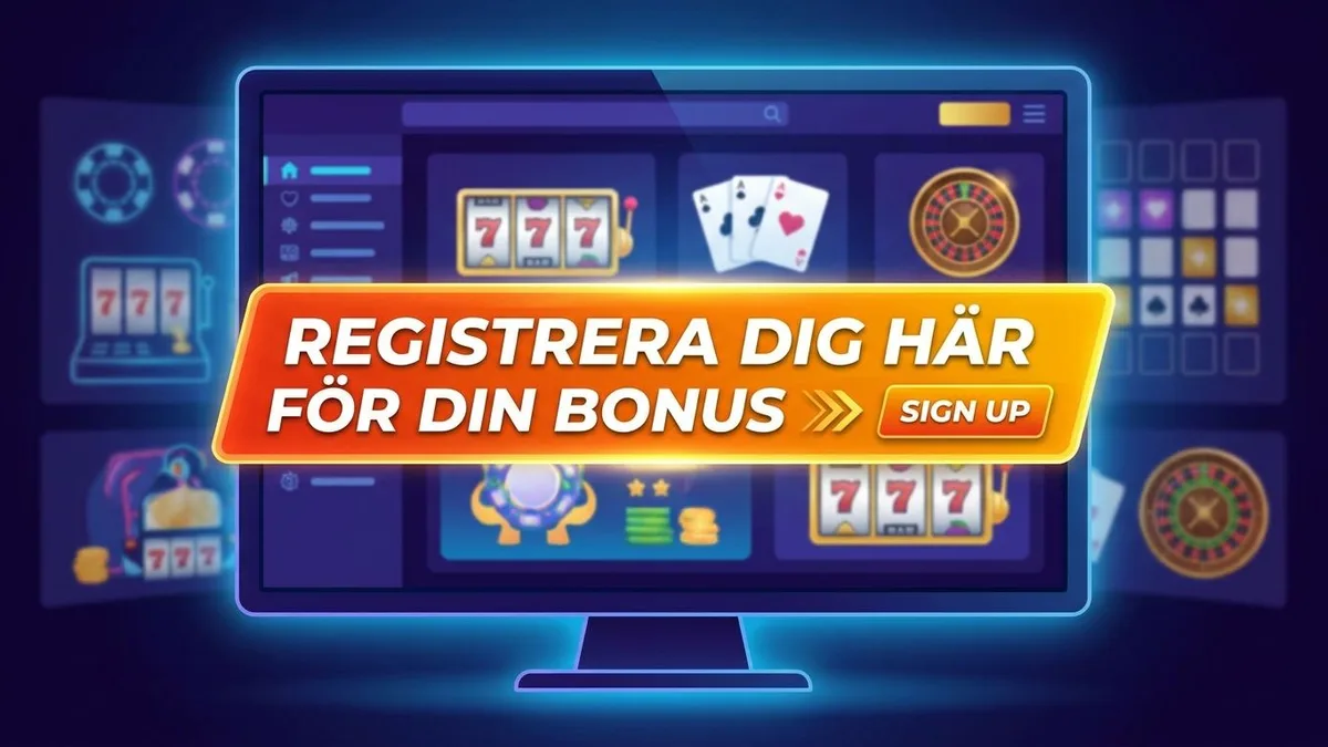 Registrera dig med bonus